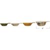 imageCreative CoOp HandPainted Stoneware Measuring Cups 6quot L x 4quot W x 3quot H Multicolor