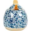 imageCreative CoOp HandPainted Stoneware Sugar Set of 2 Pieces Creamer Set Blue