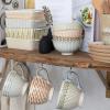 imageCreative CoOp HandStamped Stoneware Bake Pans Set of 4 Styles Multicolor Baker Multi
