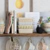 imageCreative CoOp HandStamped Stoneware Bake Pans Set of 4 Styles Multicolor Baker Multi