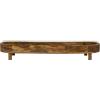 imageCreative CoOp Mango Wood Footed Tray for Storage and Serving Natural