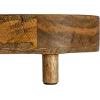 imageCreative CoOp Mango Wood Footed Tray for Storage and Serving Natural
