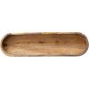 imageCreative CoOp Mango Wood Footed Tray for Storage and Serving Natural