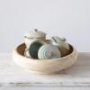 imageCreative CoOp Reactive Glaze Each One Will Vary Mini Stoneware Baker 625quot Celadon