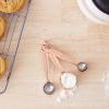 imageCreative CoOp Set of 4 Stainless Steel Measuring Spoons in Copper Finish
