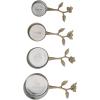 imageCreative CoOp Stainless Steel and Aluminum Measuring Cups with Handles Gold Finish