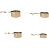 imageCreative CoOp Stainless Steel and Aluminum Measuring Cups with Handles Gold Finish