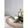 imageCreative CoOp Stoneware Batter Bowl Whisk Serveware 675quot Cream