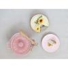 imageCreative CoOp Stoneware Brie Baker with Bamboo Spreader