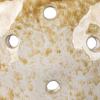 imageCreative CoOp Stoneware Colanders with Handles Set of 2 8quot L x 7quot W x 5quot H Beige