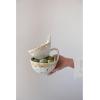 imageCreative CoOp Stoneware Colanders with Handles Set of 2 8quot L x 7quot W x 5quot H Beige