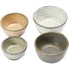 imageCreative CoOp Stoneware Reactive Glaze Finish Set of 4 Bowl Multicolored 4
