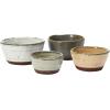 imageCreative CoOp Stoneware Reactive Glaze Finish Set of 4 Bowl Multicolored 4