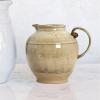 imageCreative CoOp Stoneware Reactive Glaze Pitcher 8quot L x 7quot W x 7quot H GreigePitcher