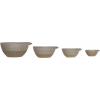 imageCreative CoOp Stoneware White Batter Bowls Set of 4