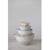 imageCreative CoOp Stoneware White Batter Bowls Set of 4
