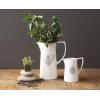 imageCreative CoOp White Ceramic Pitcher with Bee Image