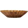 imageCreative CoOp Boho Carved Wood Bowl with Scalloped Edge Natural