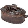 imageCreative CoOp Brown Matte Stoneware Baker with Lobster Design Large