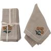 imageCreative CoOp Cotton Floral Embroidery Napkins 18quot L x 18quot W x 0quot H Multicolor