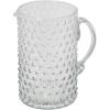 imageCreative CoOp Hand Blown Glass Hobnail Pitcher Clear Serveware 7quot L x 4quot W x 7quot H