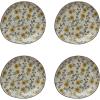 imageCreative CoOp HandPainted Spoon and Lid Stoneware Creamer Set of 3 Sugar Pot 9quot L x 4quot W x 4quot H MulticolorPlates