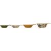 imageCreative CoOp HandPainted Stoneware Measuring Cups 6quot L x 4quot W x 3quot H Multicolor