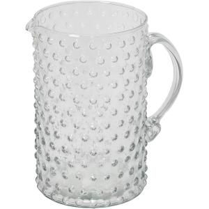 imageCreative CoOp Hand Blown Glass Hobnail Pitcher Clear Serveware 7quot L x 4quot W x 7quot H