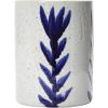 imageCreative CoOp Bloomingville Creative CoOp Hand Painted Stoneware Mug with Flower Design Antique Blue and White Reactive Glaze Set of 4 5quot L x 3quot W x 4quot H DF6578SETMug
