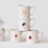 imageCreative CoOp Eclectic Fauna Stoneware Mug Multicolor Set of 8