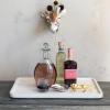 imageCreative CoOp Elegant Mango Wood Tray Whitewashed
