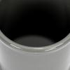 imageCreative CoOp Farmhouse Ceramic Metal Holder Grey and White CrocksGray