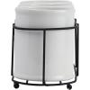 imageCreative CoOp Farmhouse Ceramic Metal Holder Grey and White CrocksWhite