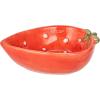 imageCreative CoOp HandPainted Strawberry Stoneware Measuring Cups Red and White Set of 4