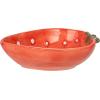 imageCreative CoOp HandPainted Strawberry Stoneware Measuring Cups Red and White Set of 4