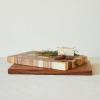 imageCreative CoOp Large Acacia and Mango Wood Rectangle Cheese and Cutting Board Natural