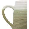 imageCreative CoOp Large Multicolor Stoneware Mugs with Ribbed Sides Set of 4 ColorsRounded Handle