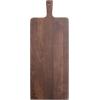 imageCreative CoOp Mango Wood CheeseCutting Board with Handle Walnut Finish