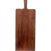 imageCreative CoOp Mango Wood CheeseCutting Board with Handle Walnut Finish