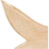 imageCreative CoOp Mango Wood Whale Shaped Cheese and Cutting Board Natural