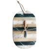imageCreative CoOp Marble and Mango Wood Cheese Board Set with Knife Multicolor Medium Multi