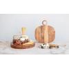 imageCreative CoOp Marble and Mango Wood Cheese Board Set with Knife Multicolor Medium Multi