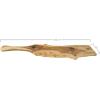 imageCreative CoOp Rectangle Mango Wood Cutting Handle Cheese Board Brown