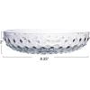 imageCreative CoOp Round Glass Hobnail Low Bowl Clear