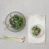 imageCreative CoOp Round Glass Hobnail Low Bowl Clear