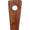 imageCreative CoOp Round Mango Wood CheeseCutting Board with Handle Walnut Finish
