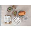 imageCreative CoOp S2 Stoneware Fruit w Reactive Glaze Basket White 2