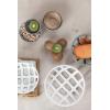 imageCreative CoOp S2 Stoneware Fruit w Reactive Glaze Basket White 2