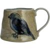 imageCreative CoOp Stoneware Mug Set with Insect and Bird Designs Multicolor Set of 4