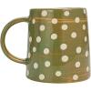 imageCreative CoOp Stoneware Mug with Dots Multicolor Set of 12